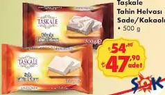 TAŞKALE TAHİN HELVASI SADE/KAKAOLU 500 G